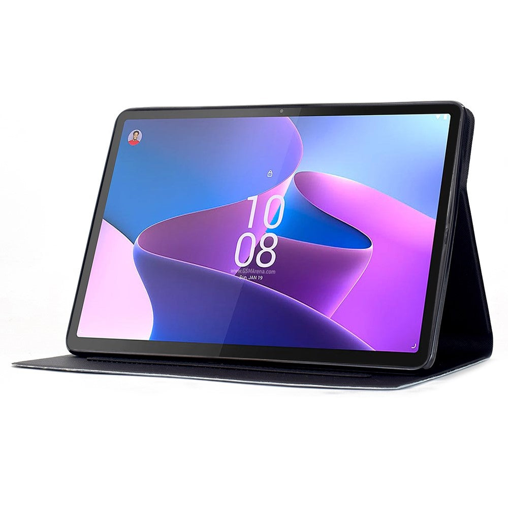 Stand Case for Lenovo Tab P11 Gen 2 TB-350 Pattern Printing Tablet Leather Cover with Auto Wake / Sleep - Sakura Panda