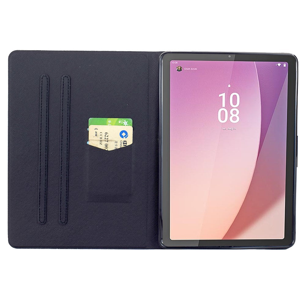 For Lenovo Tab M9 TB-310FU Stand Case Pattern Printing Tablet Leather Cover with Auto Wake / Sleep - Dog