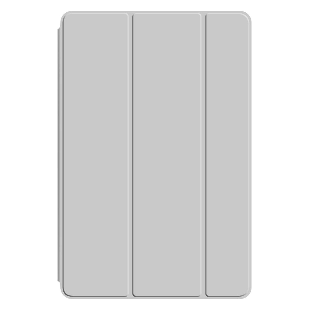 For Lenovo Idea Tab Pro / Xiaoxin Pad Pro 12.7 (2025) Case PU Leather TPU Back Trifold Stand Tablet Cover - Grey