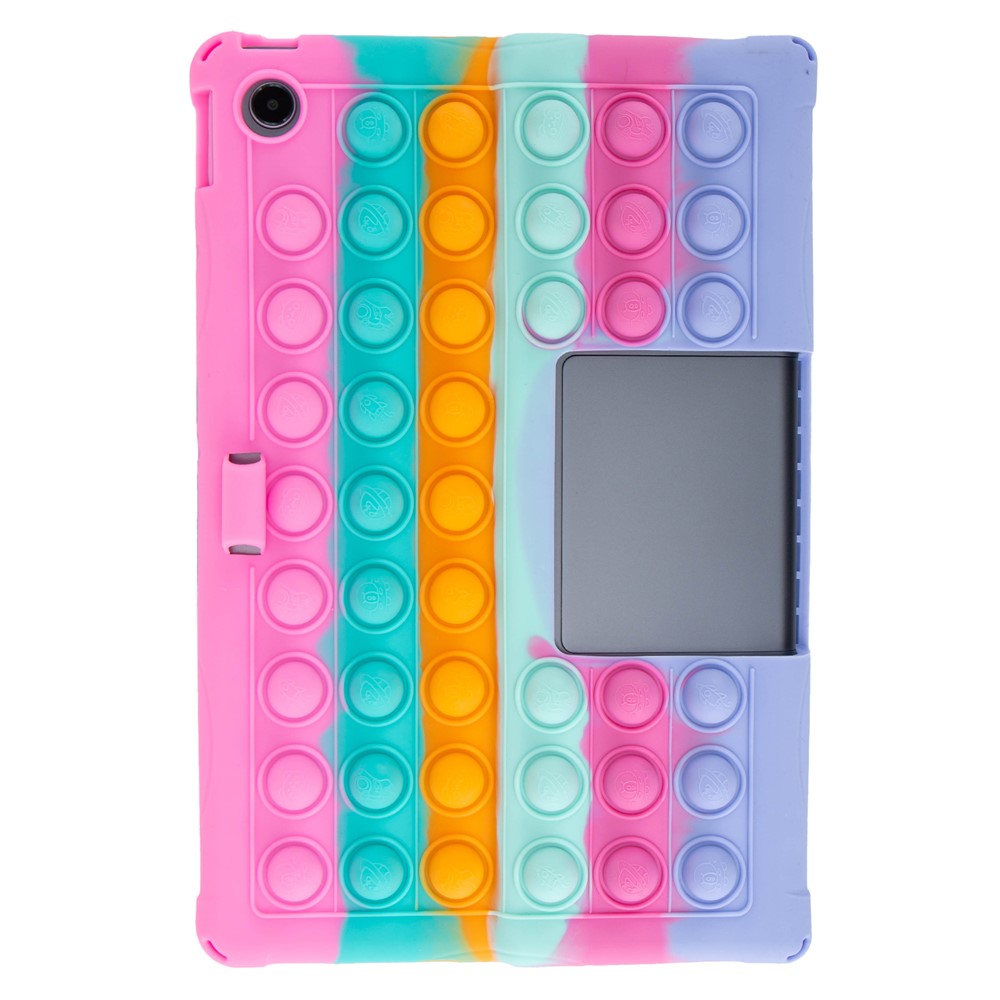 For Lenovo Xiaoxin Pad Studio 11.5 inch / Tab Plus TB-351FU Case Kickstand Push Bubble Tablet Cover - Colorful Rose