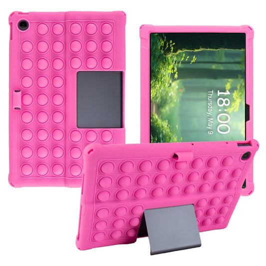 For Lenovo Xiaoxin Pad Studio 11.5 inch / Tab Plus TB-351FU Case Kickstand Push Bubble Tablet Cover - Rose