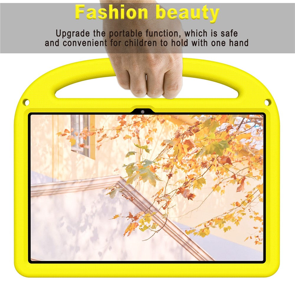 Kickstand EVA + PC Tablet Case with Shoulder Strap For Lenovo Tab P12  /  Xiaoxin Pad Pro 12.7 (2025)  /  Xiaoxin Pad Plus 12.7  /  Yoga Pad Pro - Yellow
