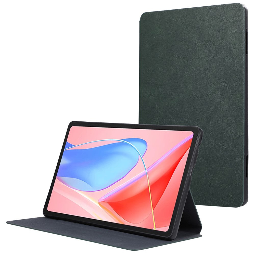 For Lenovo Tab 10.1 (2025) TB-311XU  /  Tab TB311FU Shockproof Case PU Leather Tablet Cover with Stand - Green