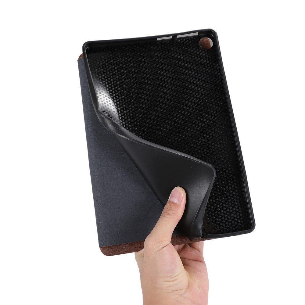 For Lenovo Tab 10.1 (2025) TB-311XU  /  Tab TB311FU Shockproof Case PU Leather Tablet Cover with Stand - Green