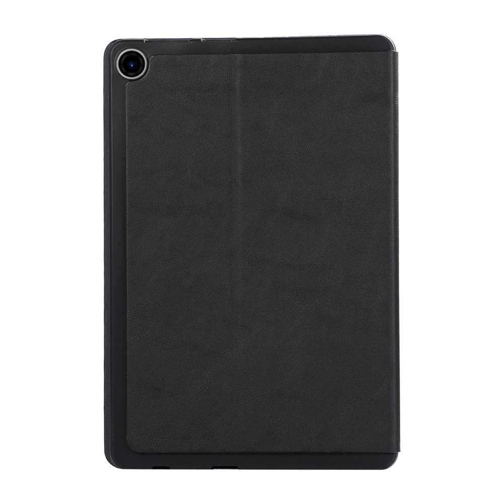 For Lenovo Tab 10.1 (2025) TB-311XU  /  Tab TB311FU Shockproof Case PU Leather Tablet Cover with Stand - Black