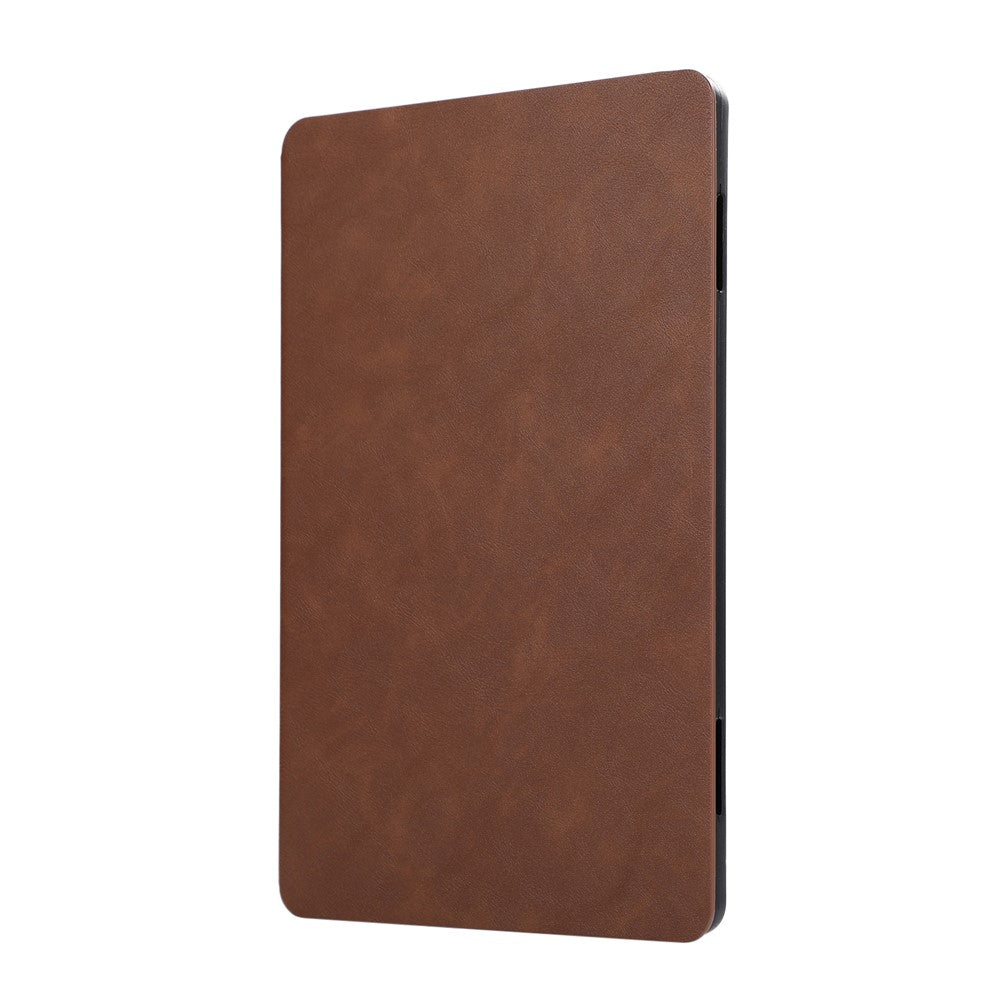 For Lenovo Tab 10.1 (2025) TB-311XU  /  Tab TB311FU Shockproof Case PU Leather Tablet Cover with Stand - Brown