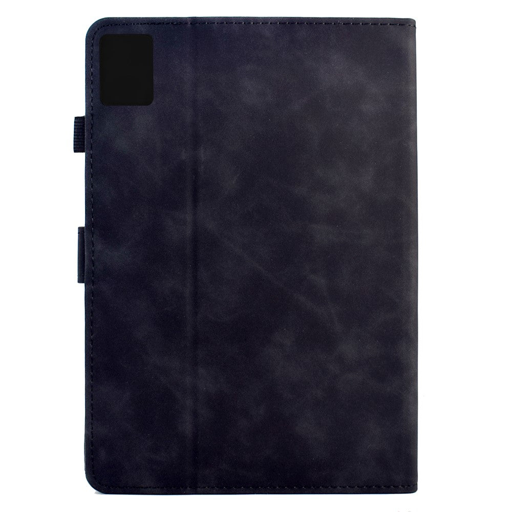 For Lenovo Tab M11 / Xiaoxin Pad 11 2024 Case Mandala Imprinted Leather Tablet Cover with Card Slots - Black