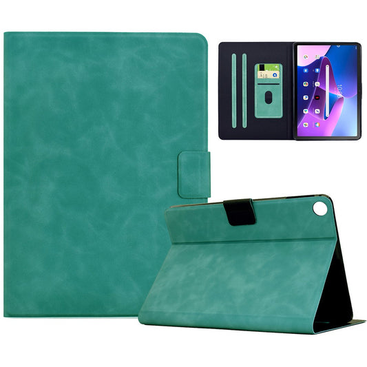 For Lenovo Tab M10 Plus (3rd Gen) Case PU Leather Tablet Cover with Card Slots - Baby Blue