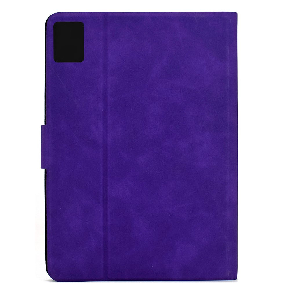 For Lenovo Tab M11 / Xiaoxin Pad 11 2024 Case PU Leather Tablet Cover with Card Slots - Purple