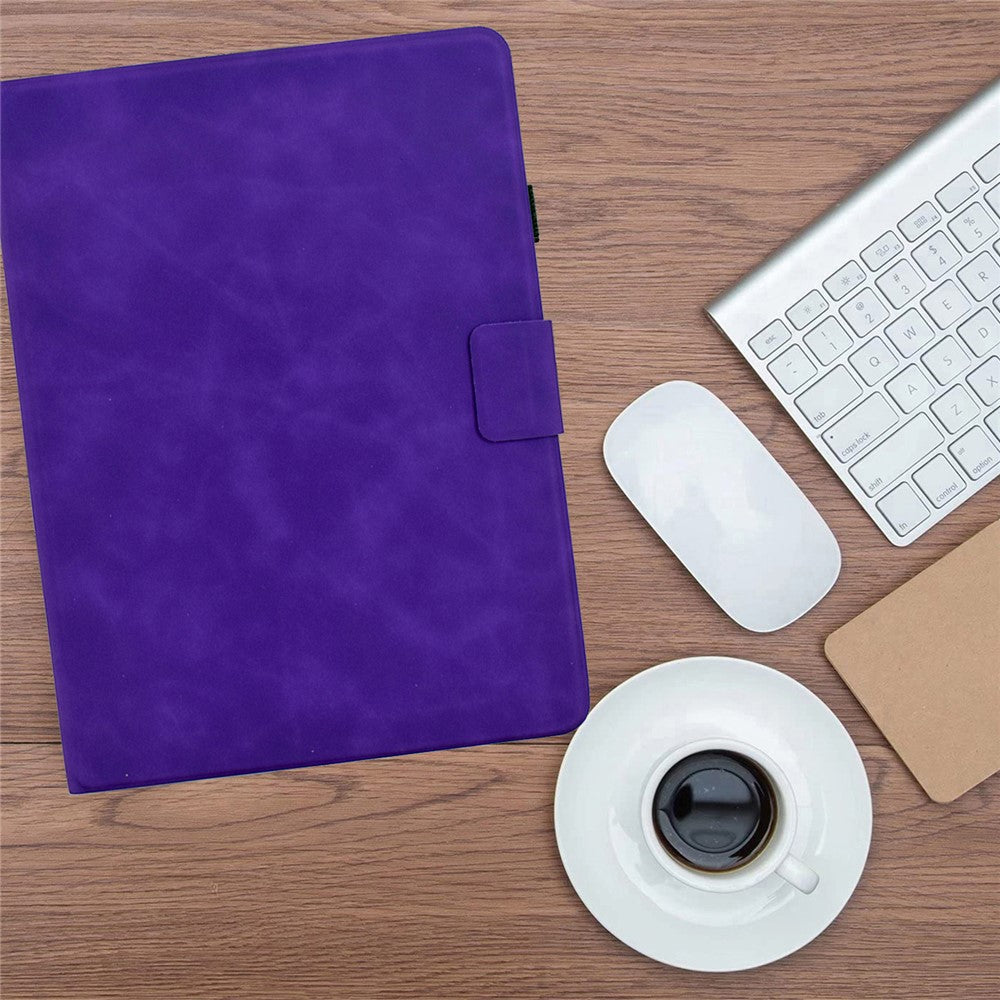 For Lenovo Tab M11 / Xiaoxin Pad 11 2024 Case PU Leather Tablet Cover with Card Slots - Purple