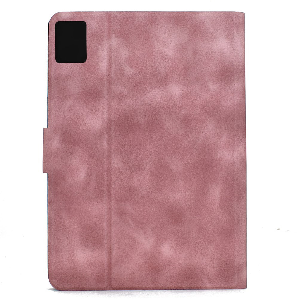 For Lenovo Tab M11 / Xiaoxin Pad 11 2024 Case PU Leather Tablet Cover with Card Slots - Pink