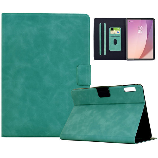 For Lenovo Tab M9 TB-310FU Case PU Leather Tablet Cover with Card Slots - Baby Blue