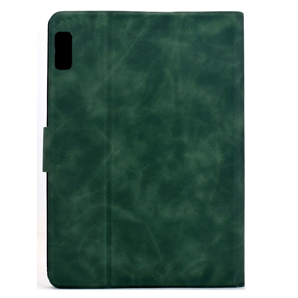 For Lenovo Tab M9 TB-310FU Case PU Leather Tablet Cover with Card Slots - Green