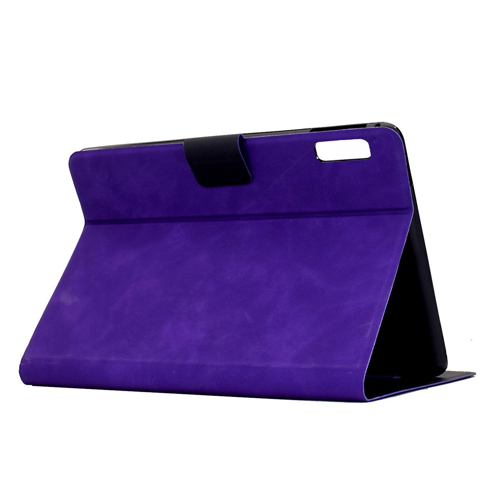 For Lenovo Tab P11 Gen 2 Case PU Leather Tablet Cover with Card Slots - Purple