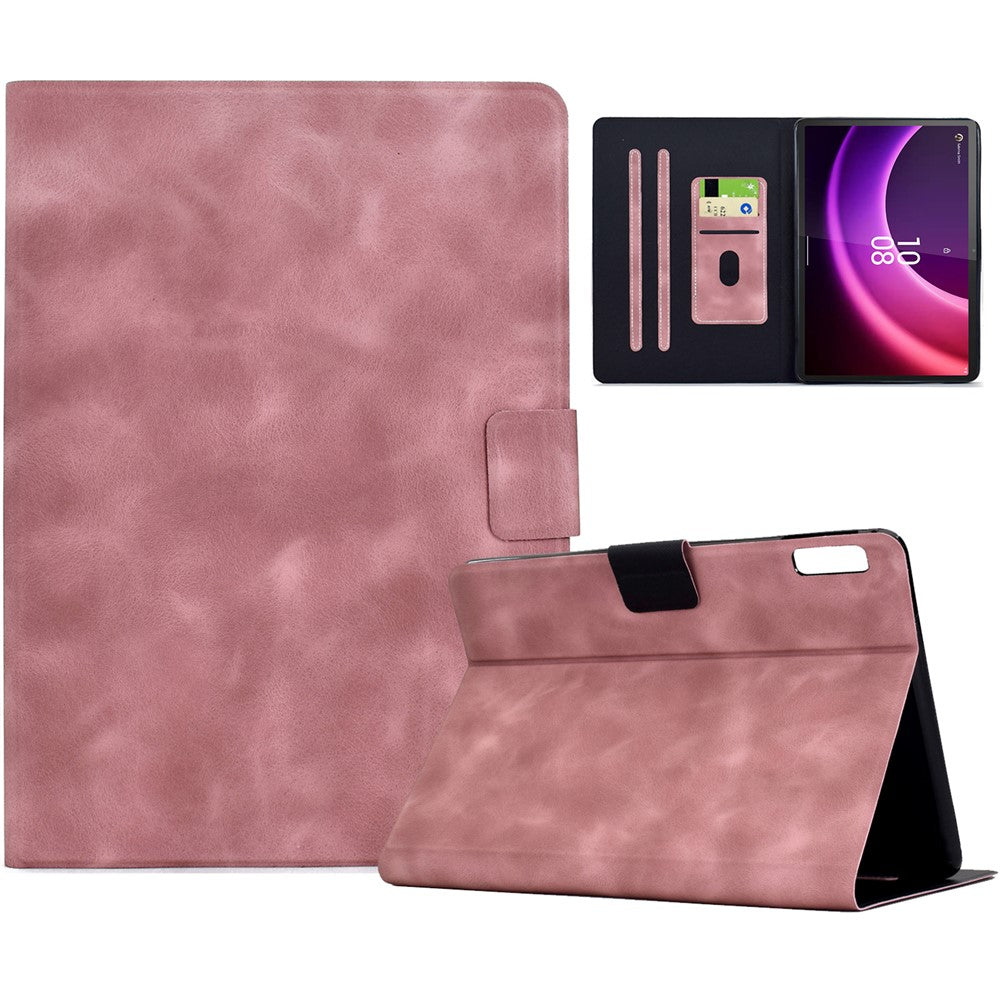 For Lenovo Tab P11 Gen 2 Case PU Leather Tablet Cover with Card Slots - Pink