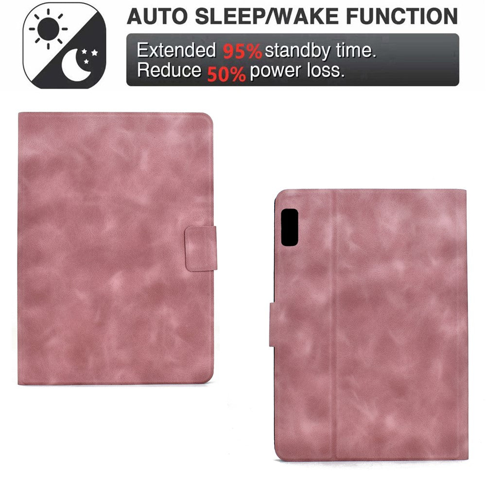 For Lenovo Tab P11 Gen 2 Case PU Leather Tablet Cover with Card Slots - Pink