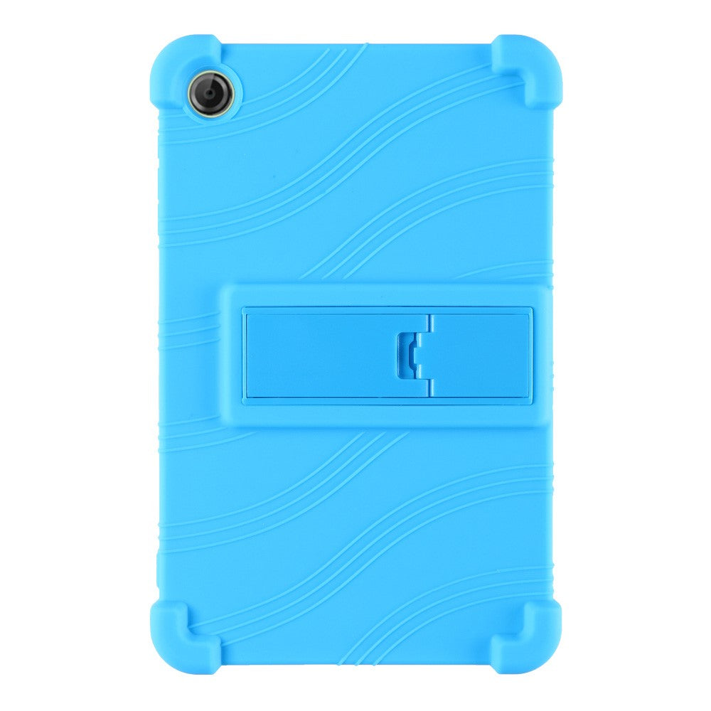 For Lenovo Tab K9 / Tab One Silicone Case with Kickstand Rugged Protective Cover - Baby Blue