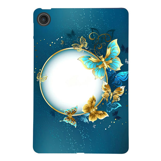 For Lenovo Tab TB311FU TPU Case Pattern Printing Slim Tablet Protective Cover - Butterfly Wreath