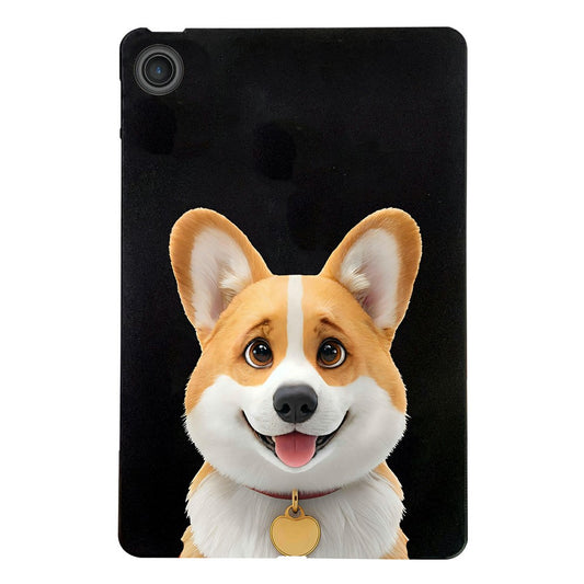 For Lenovo Tab TB311FU Case Pattern Printing Slim TPU Tablet Protective Cover - Corgi