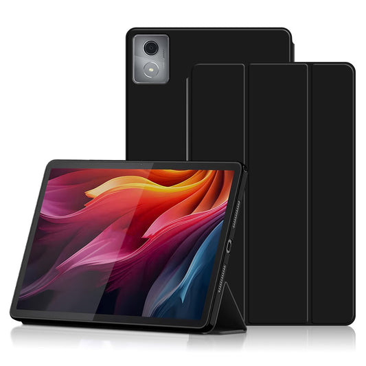 For Lenovo Tab K11 Plus Case PU Leather TPU Back Trifold Stand Tablet Cover