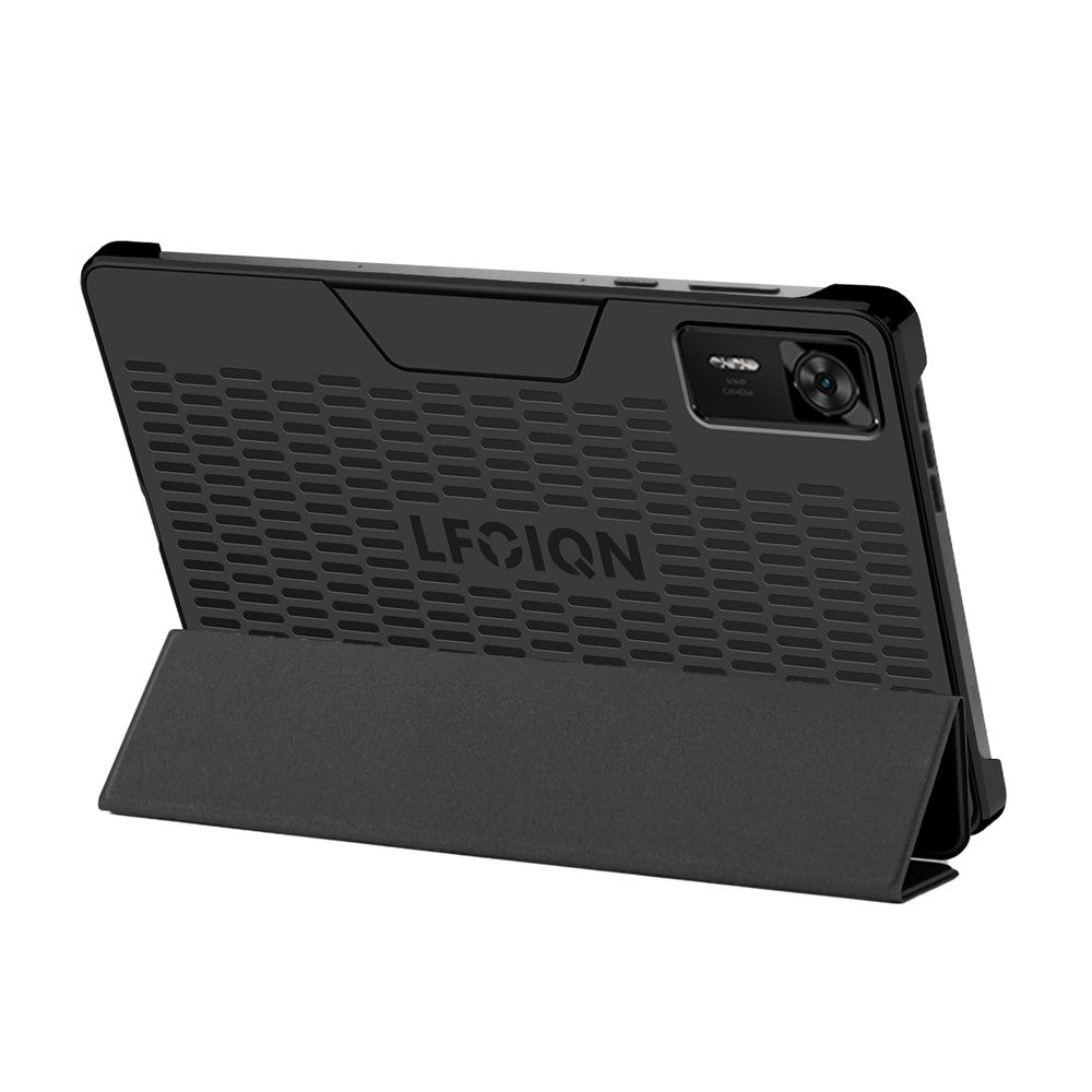 For Lenovo Legion Y700 (2025) Case Stand PU Leather Magnetic Detachable Tablet Cover - Black