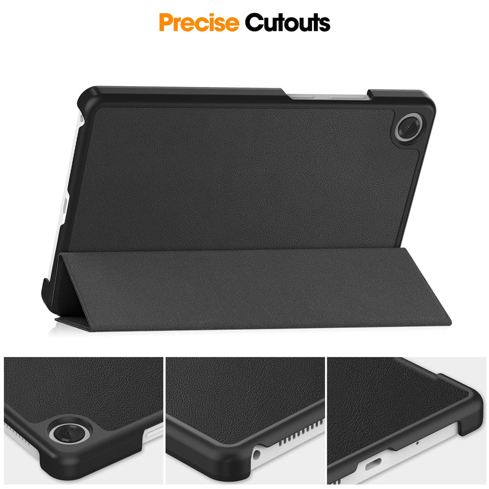 For Lenovo Tab K9  /  Tab One Case Anti-Drop Leather Stand Tablet Cover - Black