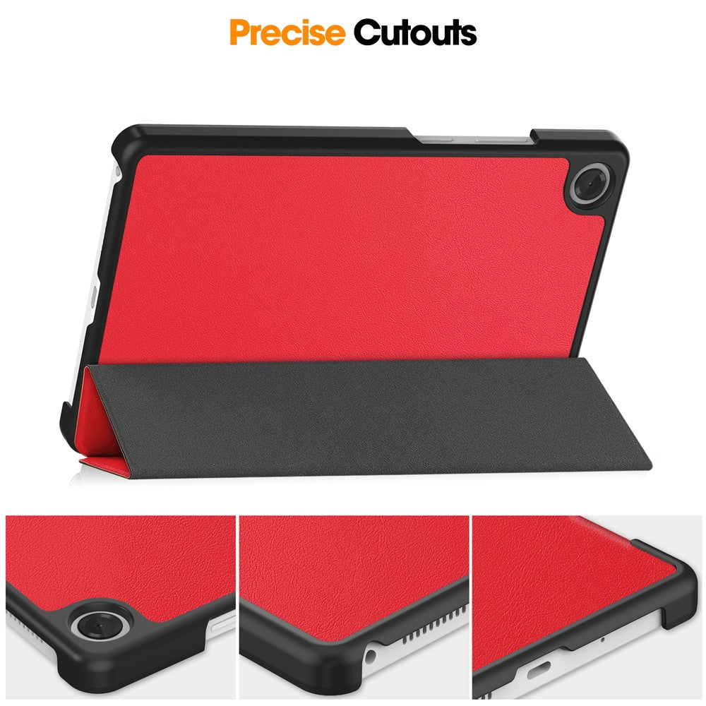 For Lenovo Tab K9  /  Tab One Case Anti-Drop Leather Stand Tablet Cover - Red