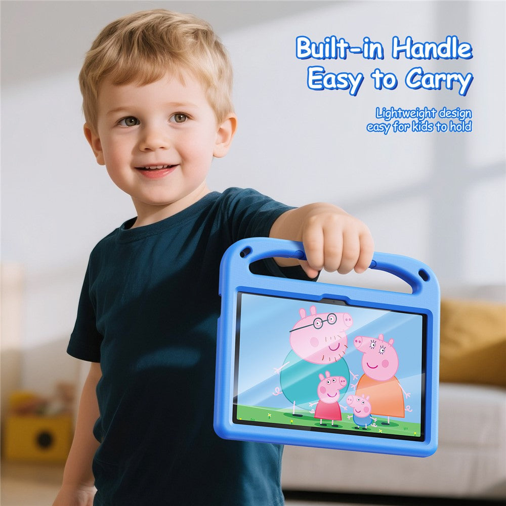 For Lenovo Tab 10.1 (2025) / Lenovo Tab K10 (2nd Gen) Tablet Case with Kickstand DUX DUCIS Puff Series EVA Kids Shockproof Cover - Blue