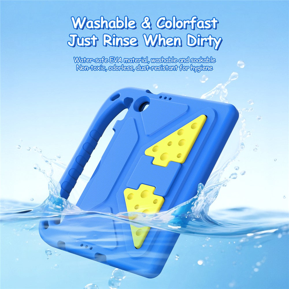 For Lenovo Tab 10.1 (2025) / Lenovo Tab K10 (2nd Gen) Tablet Case with Kickstand DUX DUCIS Puff Series EVA Kids Shockproof Cover - Blue