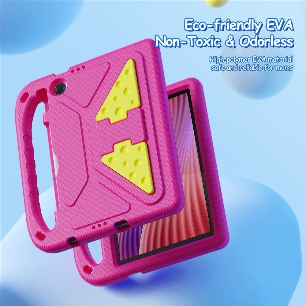 For Lenovo Tab 10.1 (2025) / Lenovo Tab K10 (2nd Gen) Tablet Case with Kickstand DUX DUCIS Puff Series EVA Kids Shockproof Cover - Pink