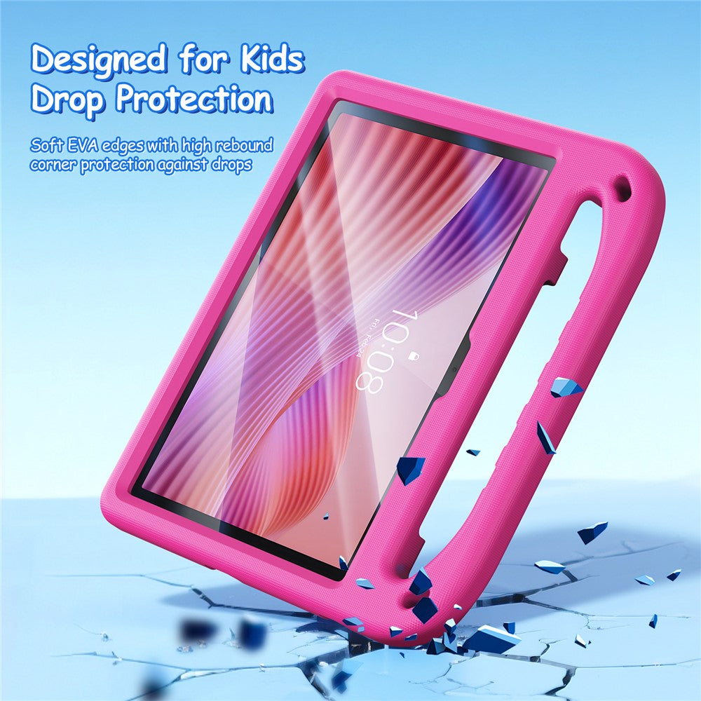 For Lenovo Tab 10.1 (2025) / Lenovo Tab K10 (2nd Gen) Tablet Case with Kickstand DUX DUCIS Puff Series EVA Kids Shockproof Cover - Pink