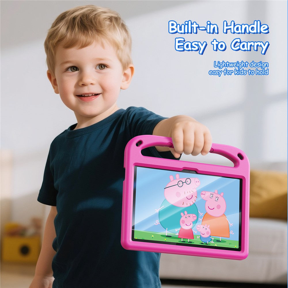 For Lenovo Tab 10.1 (2025) / Lenovo Tab K10 (2nd Gen) Tablet Case with Kickstand DUX DUCIS Puff Series EVA Kids Shockproof Cover - Pink