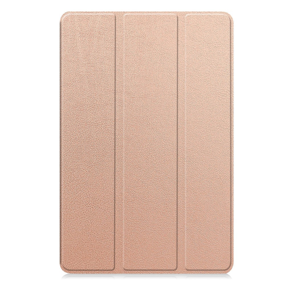 For Lenovo Idea Tab (TB336ZU  /  TB336FU)  /  Xiaoxin Pad 11 2025 Case Anti-Drop Leather Stand Tablet Cover - Rose Gold