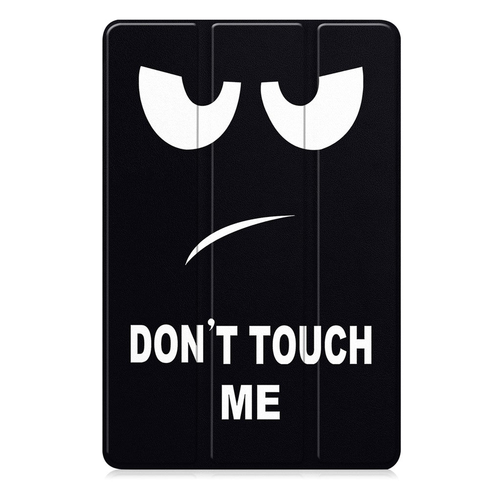 For Lenovo Idea Tab  /  Xiaoxin Pad 11 2025 Case Pattern Print Leather Stand Tablet Cover - Don't Touch Me