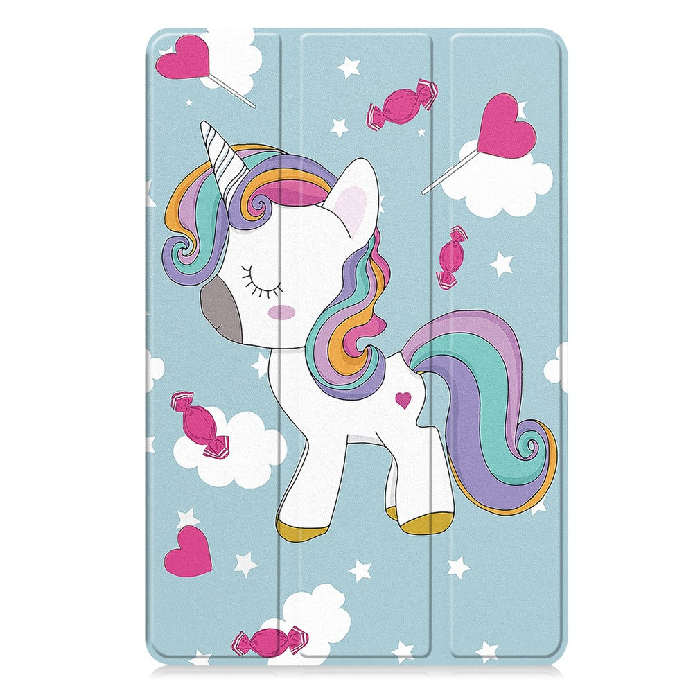 For Lenovo Idea Tab  /  Xiaoxin Pad 11 2025 Case Pattern Print Leather Stand Tablet Cover - Horse