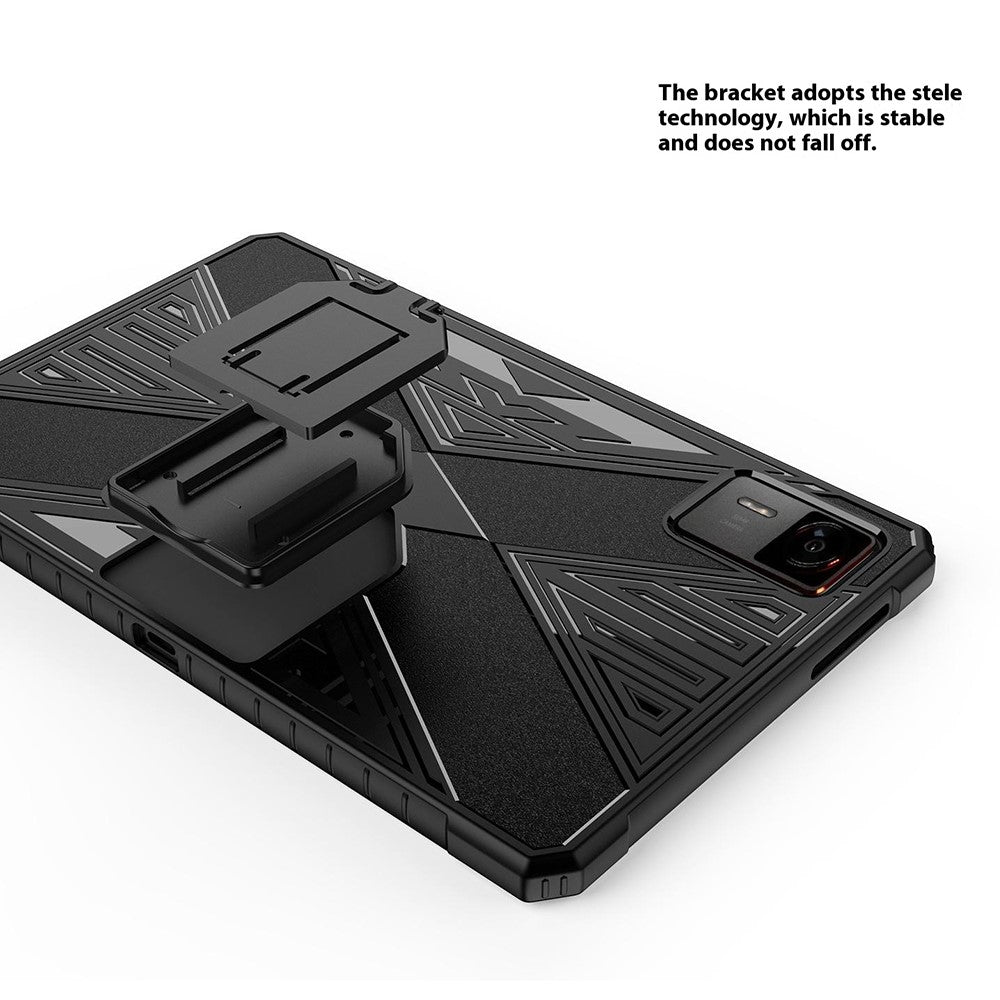 For Lenovo Legion Y700 Gen 4 Case PC Kickstand TPU Anti-Drop Tablet Cover - Navy Blue