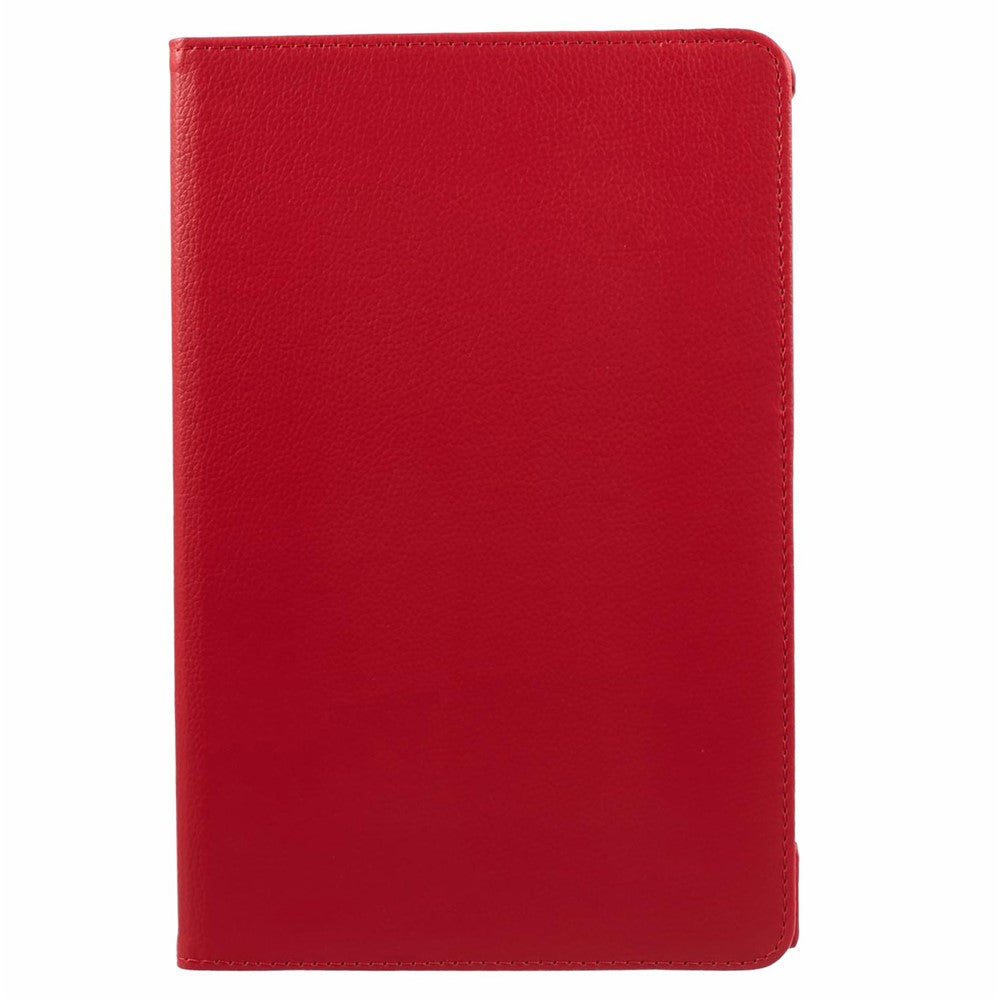 For Lenovo Idea Tab TB336ZU, TB336FU / Xiaoxin Pad 11 2025 Case Rotating Stand PU Leather + PC Tablet Cover with Elastic Band - Red