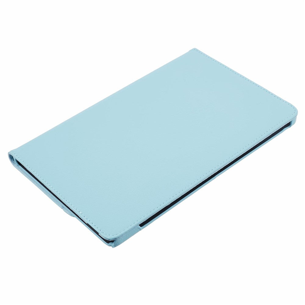 For Lenovo Idea Tab TB336ZU, TB336FU / Xiaoxin Pad 11 2025 Case Rotating Stand PU Leather + PC Tablet Cover with Elastic Band - Baby Blue
