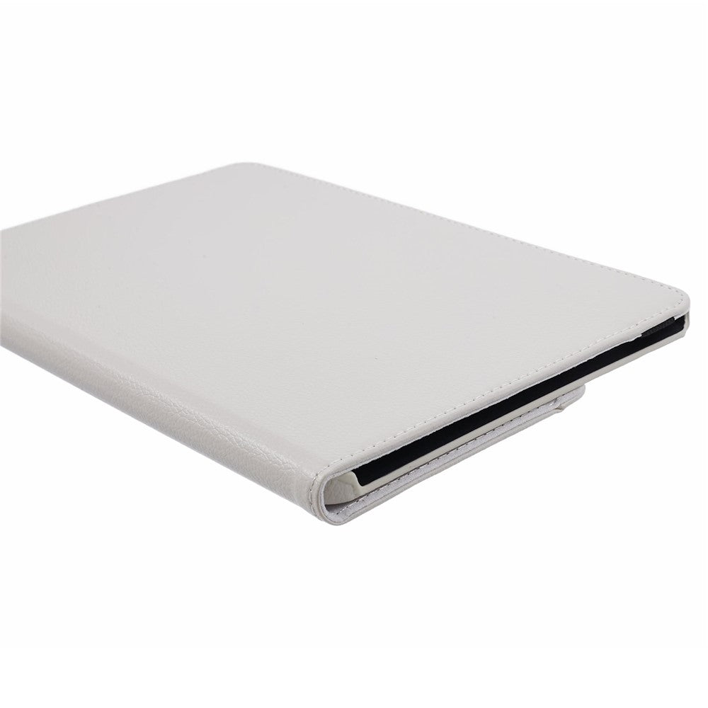 For Lenovo Idea Tab TB336ZU, TB336FU / Xiaoxin Pad 11 2025 Case Rotating Stand PU Leather + PC Tablet Cover with Elastic Band - White