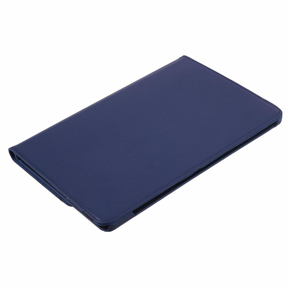 For Lenovo Idea Tab TB336ZU, TB336FU / Xiaoxin Pad 11 2025 Case Rotating Stand PU Leather + PC Tablet Cover with Elastic Band - Dark Blue