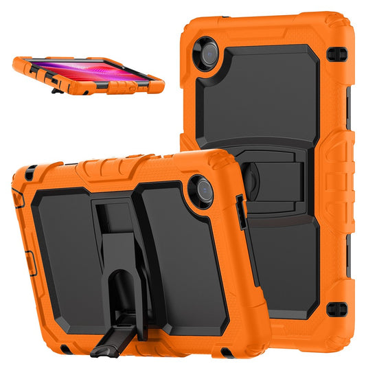 For Lenovo Tab K9 Case Kickstand PC + Silicone Shockproof Tablet Cover - Orange