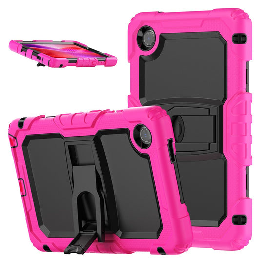 For Lenovo Tab K9 Case Kickstand PC + Silicone Shockproof Tablet Cover - Rose