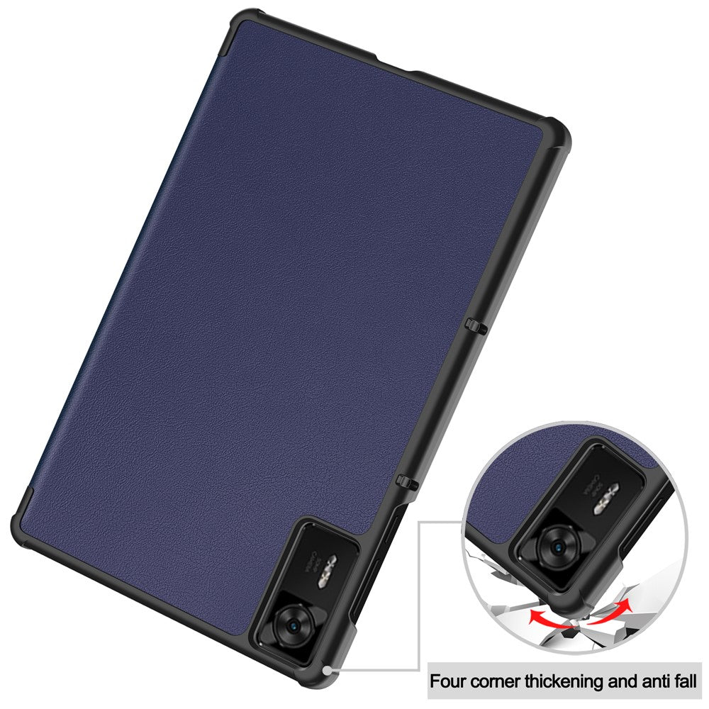 For Lenovo Legion Y700 Gen 4 Case Anti-Drop Leather Stand Tablet Cover - Blue