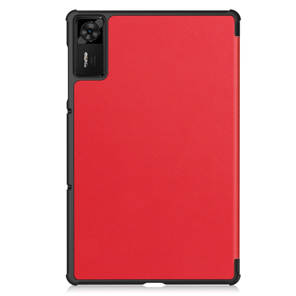 For Lenovo Legion Y700 Gen 4 Case Anti-Drop Leather Stand Tablet Cover - Red