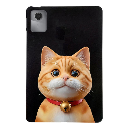For Lenovo Idea Tab (TB336ZU / TB336FU)  /  Xiaoxin Pad 11 2025 Case Pattern Printing Slim TPU Tablet Protective Cover - Shorthair Cat