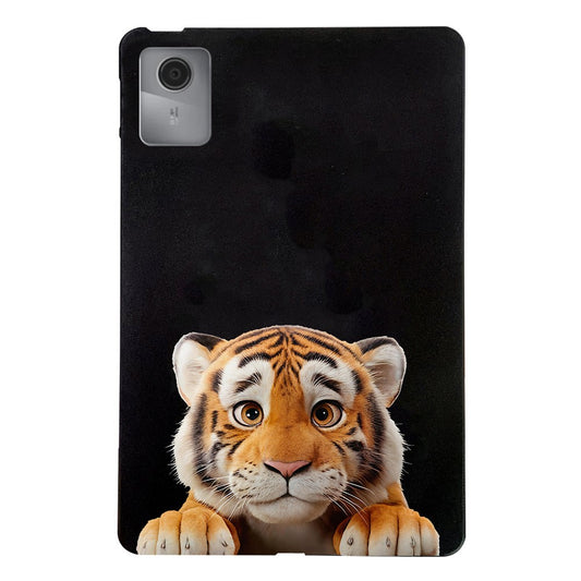 For Lenovo Idea Tab (TB336ZU / TB336FU)  /  Xiaoxin Pad 11 2025 Case Pattern Printing Slim TPU Tablet Protective Cover - Little Tiger