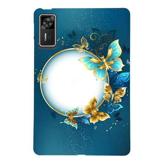 For Lenovo Legion Y700 Gen 4 TPU Case Pattern Printing Slim Tablet Protective Cover - Butterfly Wreath