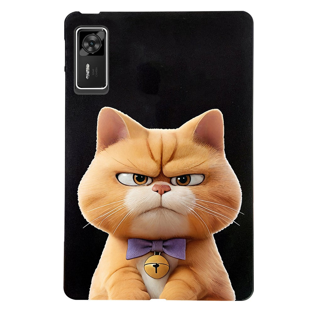 For Lenovo Legion Y700 Gen 4 Case Pattern Printing Slim TPU Tablet Protective Cover - Garfield Cat