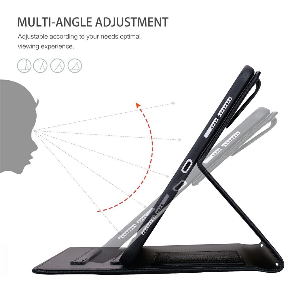 Wallet Case for Lenovo Xiaoxin Pad 2025 / Tab K11 Gen 2 / M11 Leather Stand Table Cover with Stylus Holder, 3D Effect Cat Pattern - Black