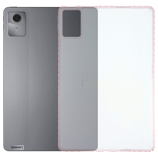 For Lenovo Xiaoxin Pad 11 2025 / Idea Tab Case Flexible TPU + Acrylic Tablet Shockproof Protective Cover - Pink